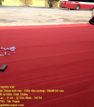Cung cấp thi công lắp đặt thảm sự kiện - Hội nghị