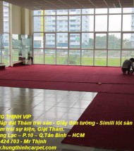 Thi Công Thảm Trải sàn 1.345m2 Quận.Thủ Đức